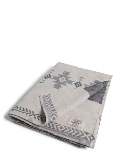 Home & More|Home & More^Faherty Brand Doug Good Feather Adirondack Blanket - Ivory North Star