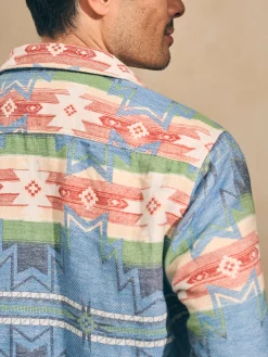 Shirts^Faherty Brand Doug Good Feather Canyon Overshirt - Cobalt Star Nation
