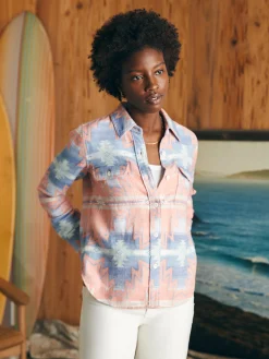 Shirts & Tops^Faherty Brand Doug Good Feather Daly Shirt - Morning Star Sun
