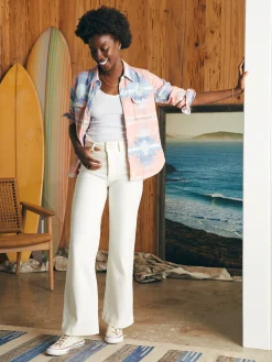 Shirts & Tops^Faherty Brand Doug Good Feather Daly Shirt - Morning Star Sun