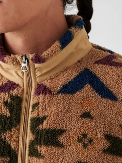 Jackets & Vests^Faherty Brand Doug Good Feather High Pile Fleece Full Zip - Desert North Star