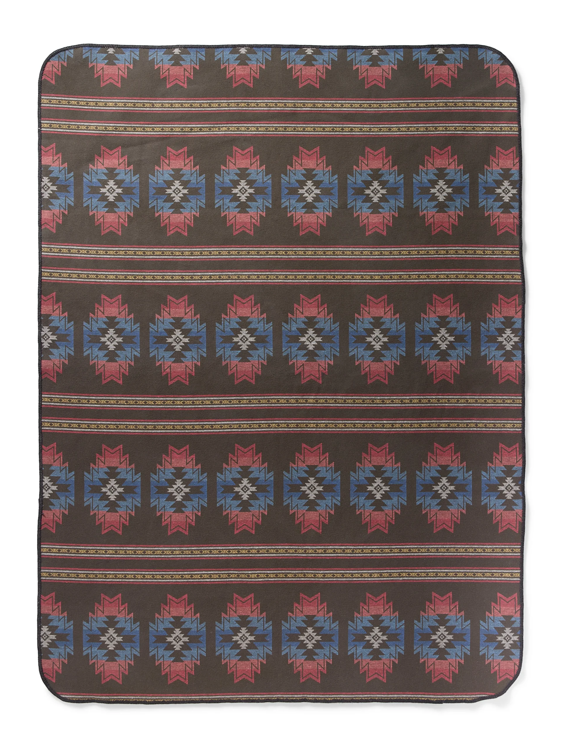 Home & More|Home & More^Faherty Brand Doug Good Feather Recycled High Pile Fleece Blanket - Bright Star Nation