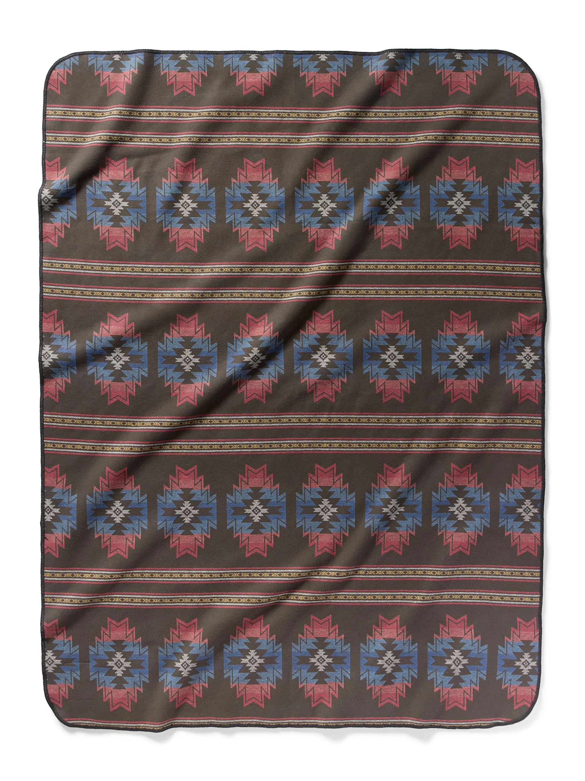 Home & More|Home & More^Faherty Brand Doug Good Feather Recycled High Pile Fleece Blanket - Bright Star Nation