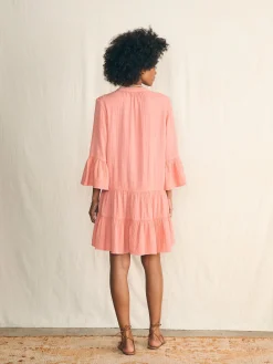 Dresses^Faherty Brand Dream Cotton Gauze Kasey Dress - Coral