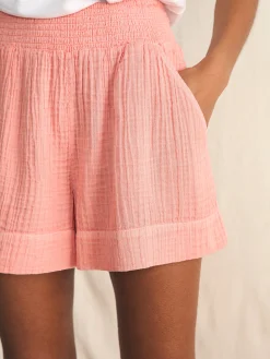 Shorts & Skirts^Faherty Brand Dream Cotton Gauze Short - Coral