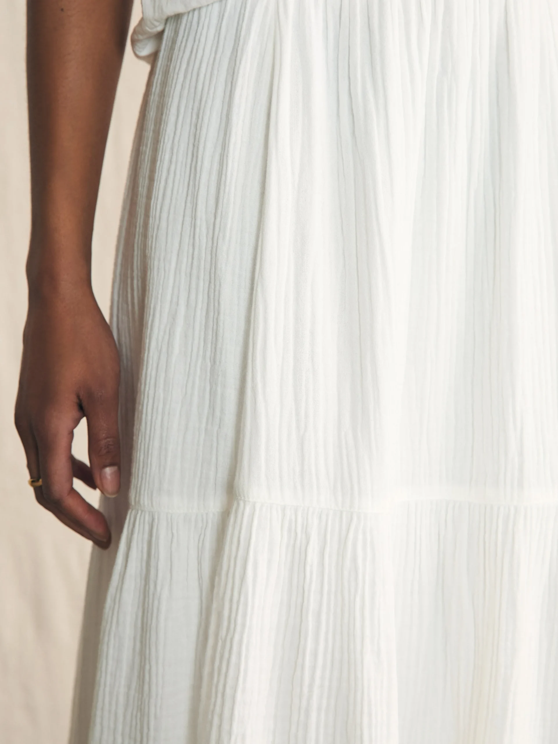 Shorts & Skirts^Faherty Brand Dream Cotton Gauze Valentina Skirt - White