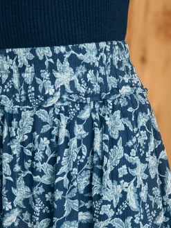 Shorts & Skirts^Faherty Brand Eliza Mini Skirt - Blue Esna Floral