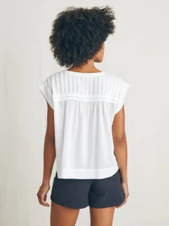 Shirts & Tops^Faherty Brand Ellsworth Top - Egret