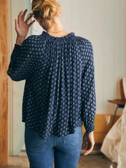 Shirts & Tops^Faherty Brand Emery Top - Lotus Floral Print