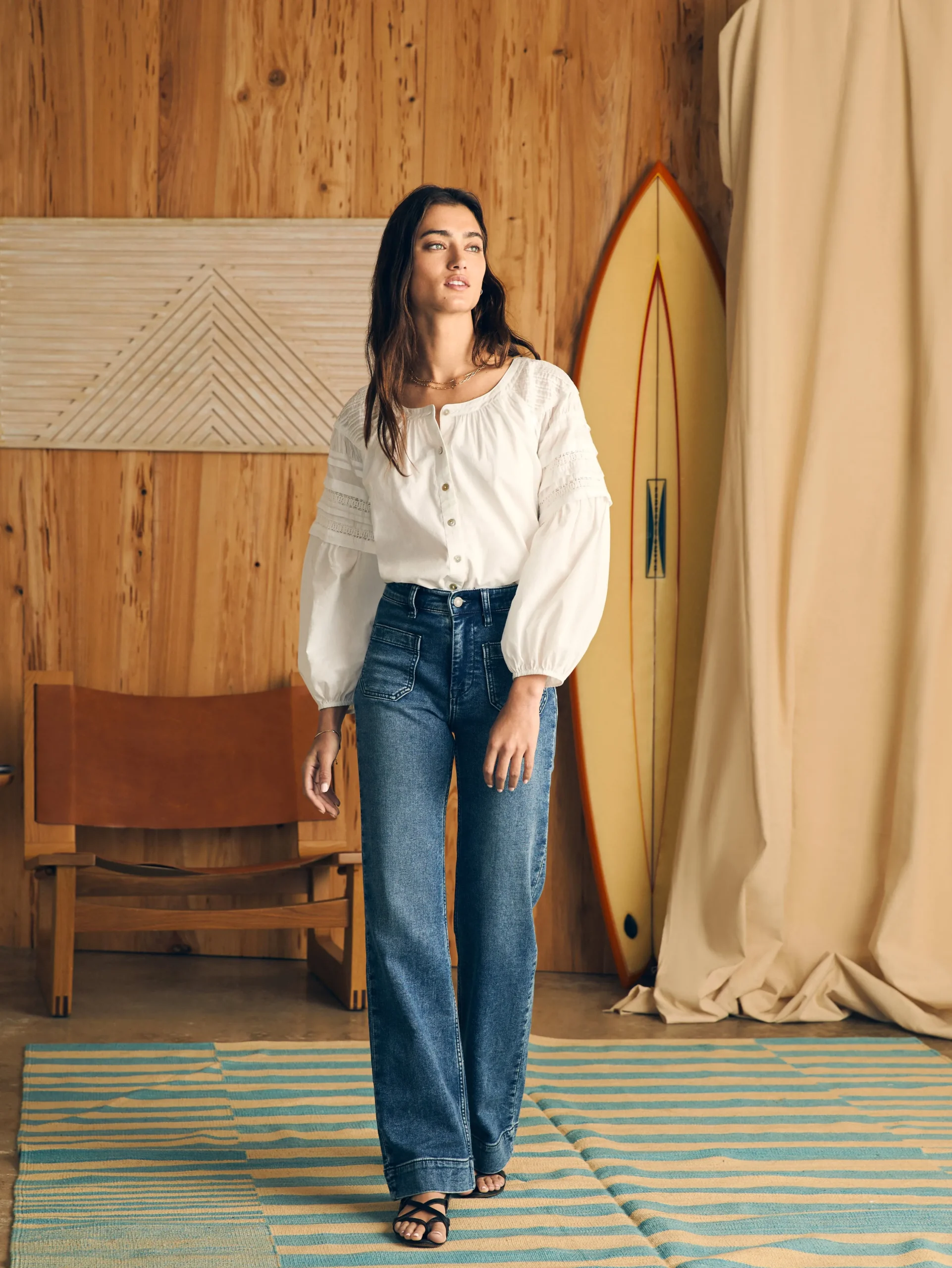 Shirts & Tops^Faherty Brand Enna Top - White