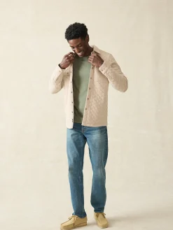 Jackets & Vests^Faherty Brand Epic Quilted Fleece CPO (Tall) - Oatmeal Melange