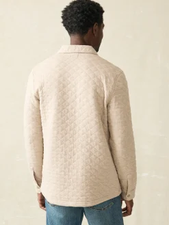 Jackets & Vests^Faherty Brand Epic Quilted Fleece CPO (Tall) - Oatmeal Melange
