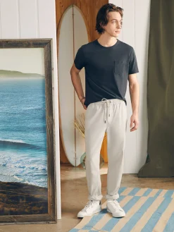 Pants^Faherty Brand Essential Drawstring Pant - Birch