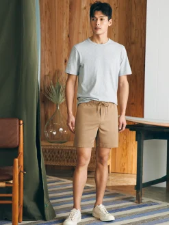 Shorts^Faherty Brand Essential Drawstring Short (6.5" Inseam) - Oakwood