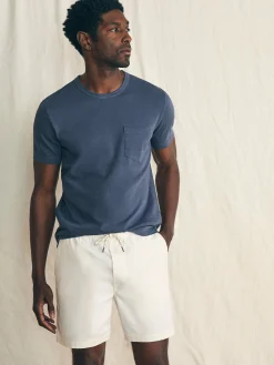 Shorts^Faherty Brand Essential Drawstring Short (6.5" Inseam) - Solar White