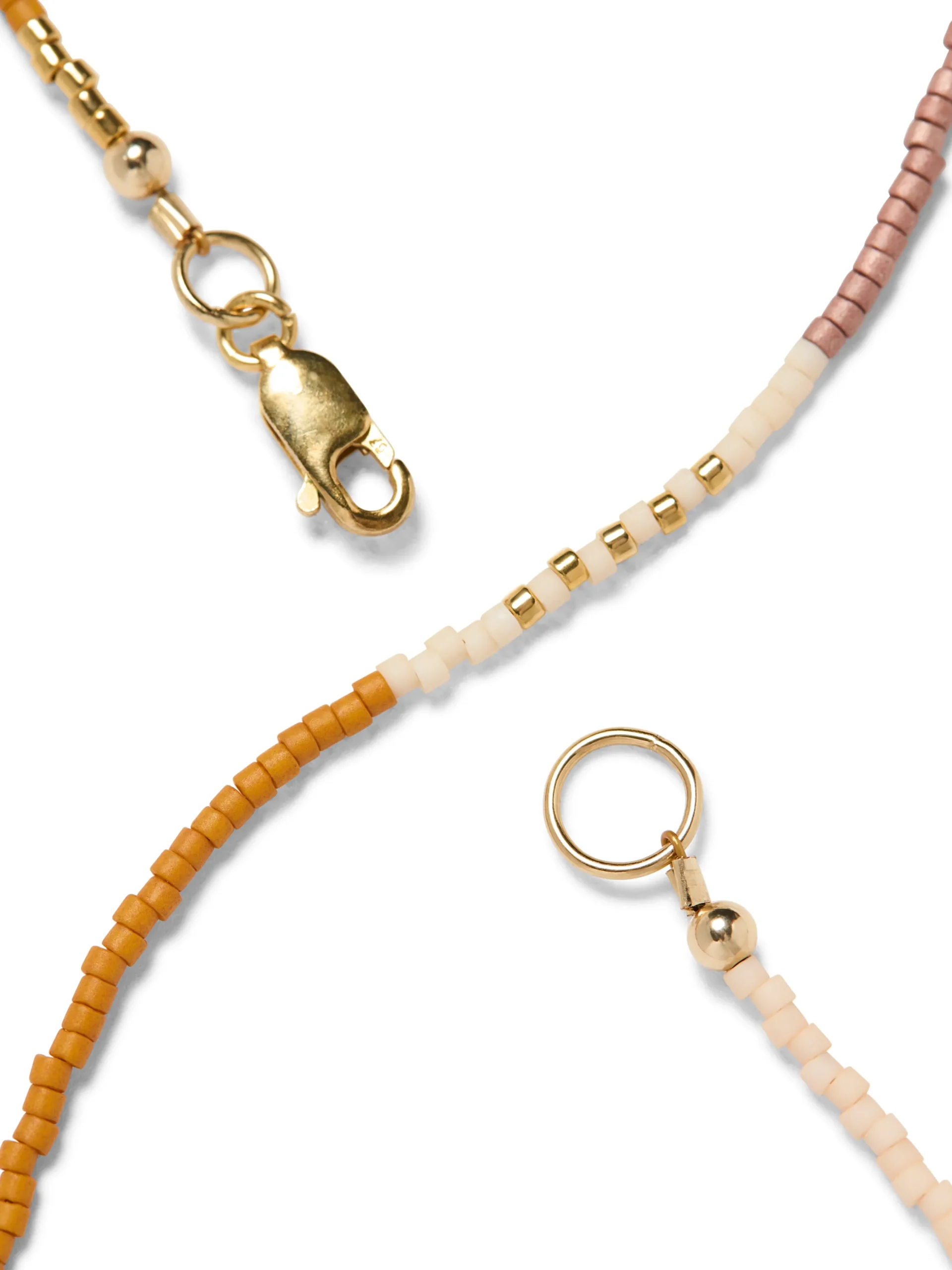 Jewelry^Faherty Brand Faherty X Beyond The Sea Short Seed Bead Necklace - Coral Multi