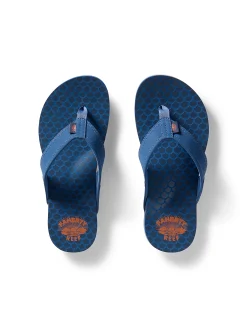 Shoes^Faherty Brand Faherty X REEF Eva Flip Flop - Navy Fishscale