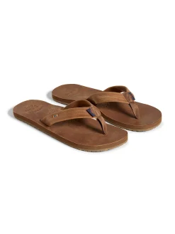 Shoes^Faherty Brand Faherty X REEF Men's Draftsmen Flip Flop - Dark Brown