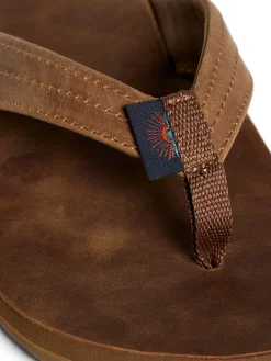 Swim^Faherty Brand Faherty X REEF Women's Drift Away Flip Flop - Dark Brown