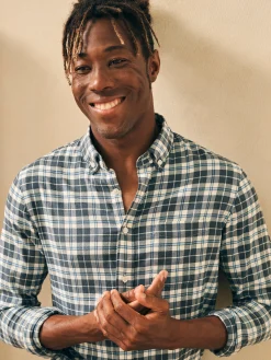 Shirts^Faherty Brand Featherweight Flannel Shirt - Key Rock Plaid