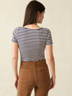 T-Shirts^Faherty Brand Freestyle Rib Knit Tee - Montreal Stripe