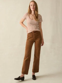 T-Shirts^Faherty Brand Freestyle Rib Knit Tee - Toulouse Stripe