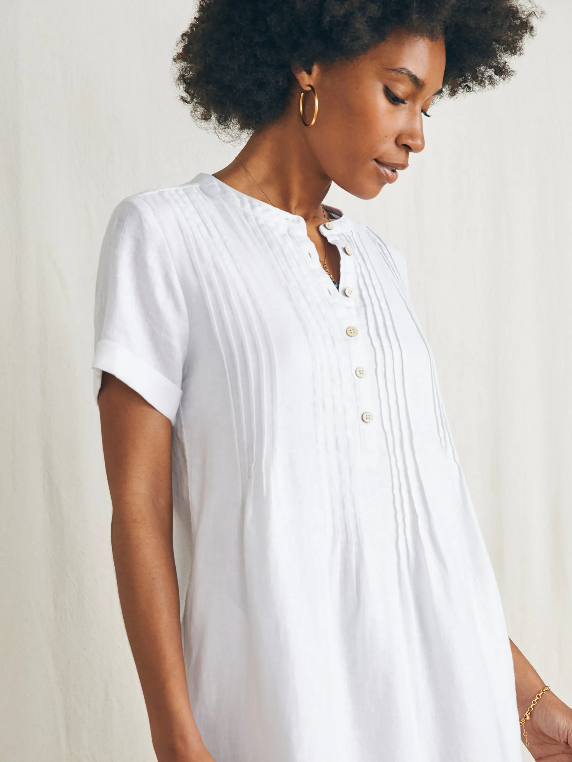Dresses^Faherty Brand Gemina Dress - White