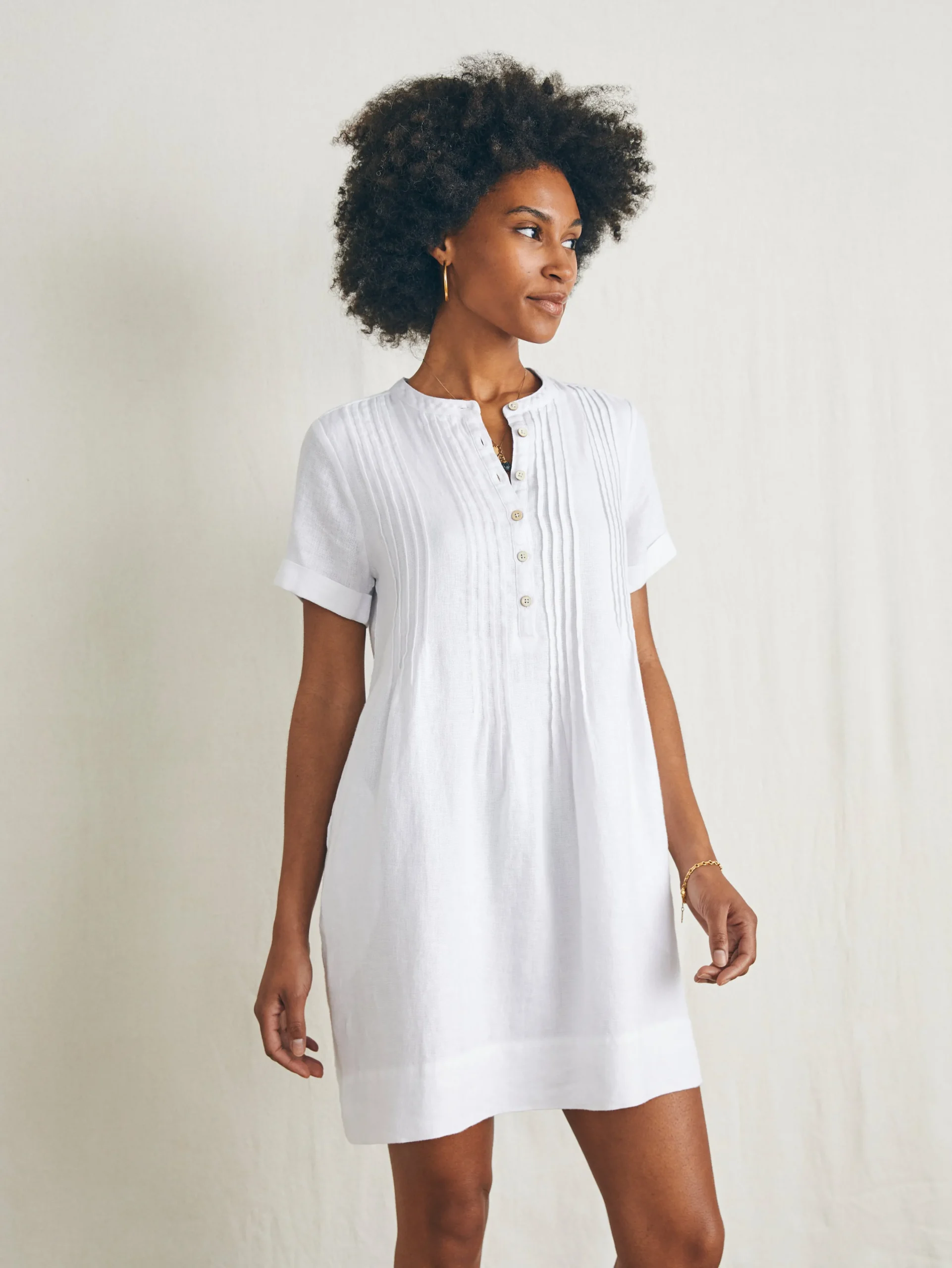 Dresses^Faherty Brand Gemina Dress - White