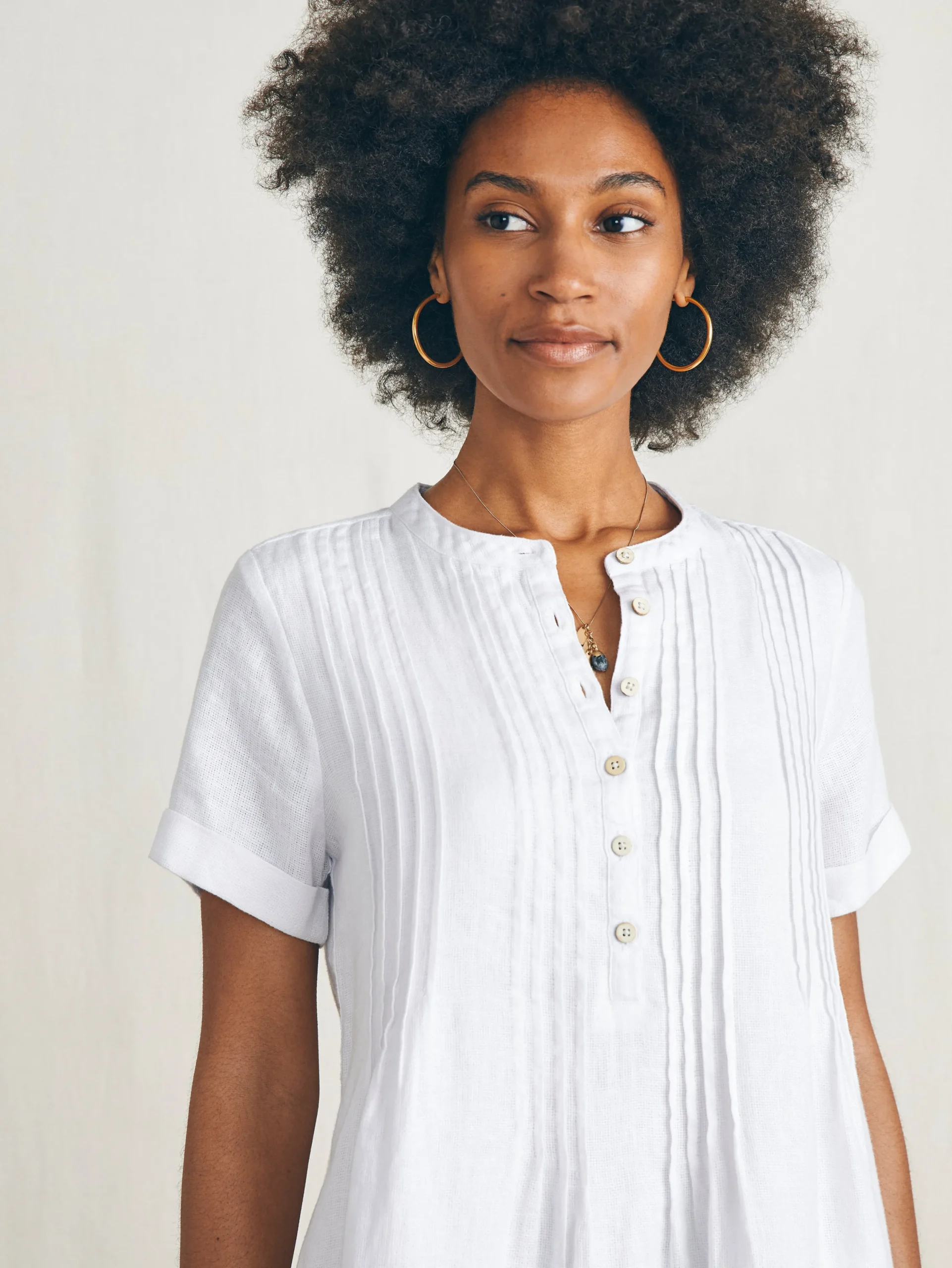 Dresses^Faherty Brand Gemina Dress - White