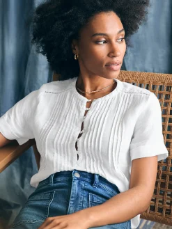Shirts & Tops^Faherty Brand Gemina Top - White