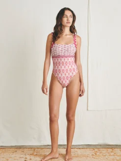 Swim^Faherty Brand Gracie One Piece - Clara Ikat