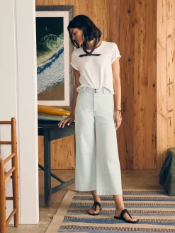 Pants|Jeans^Faherty Brand Harbor Crop Jean - Ocean Mist Wash