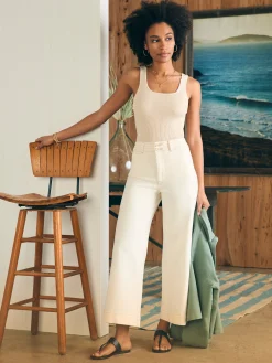 Pants|Jeans^Faherty Brand Harbor Crop Jean - White Dune Wash