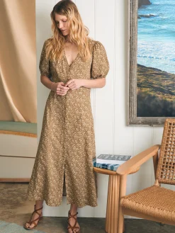 Dresses^Faherty Brand Havana Dress - Butternut Ditsy Floral