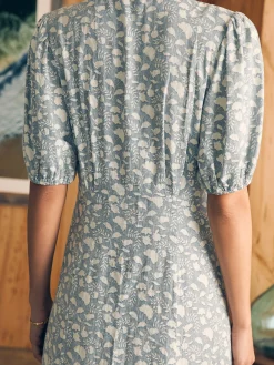 Dresses^Faherty Brand Havana Dress - Indigo Echo Floral