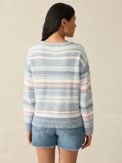 Sweaters^Faherty Brand High Tide Sweater - Todos Santos Stripe