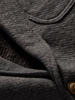 Blazers^Faherty Brand Inlet Knit Blazer - Black Sky Melange