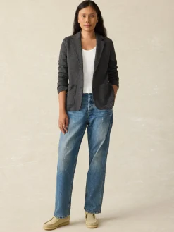 Blazers & Outerwear^Faherty Brand Inlet Knit Blazer - Black Sky Melange
