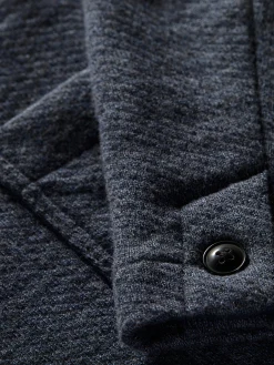 Blazers^Faherty Brand Inlet Knit Blazer - Deep Navy Melange