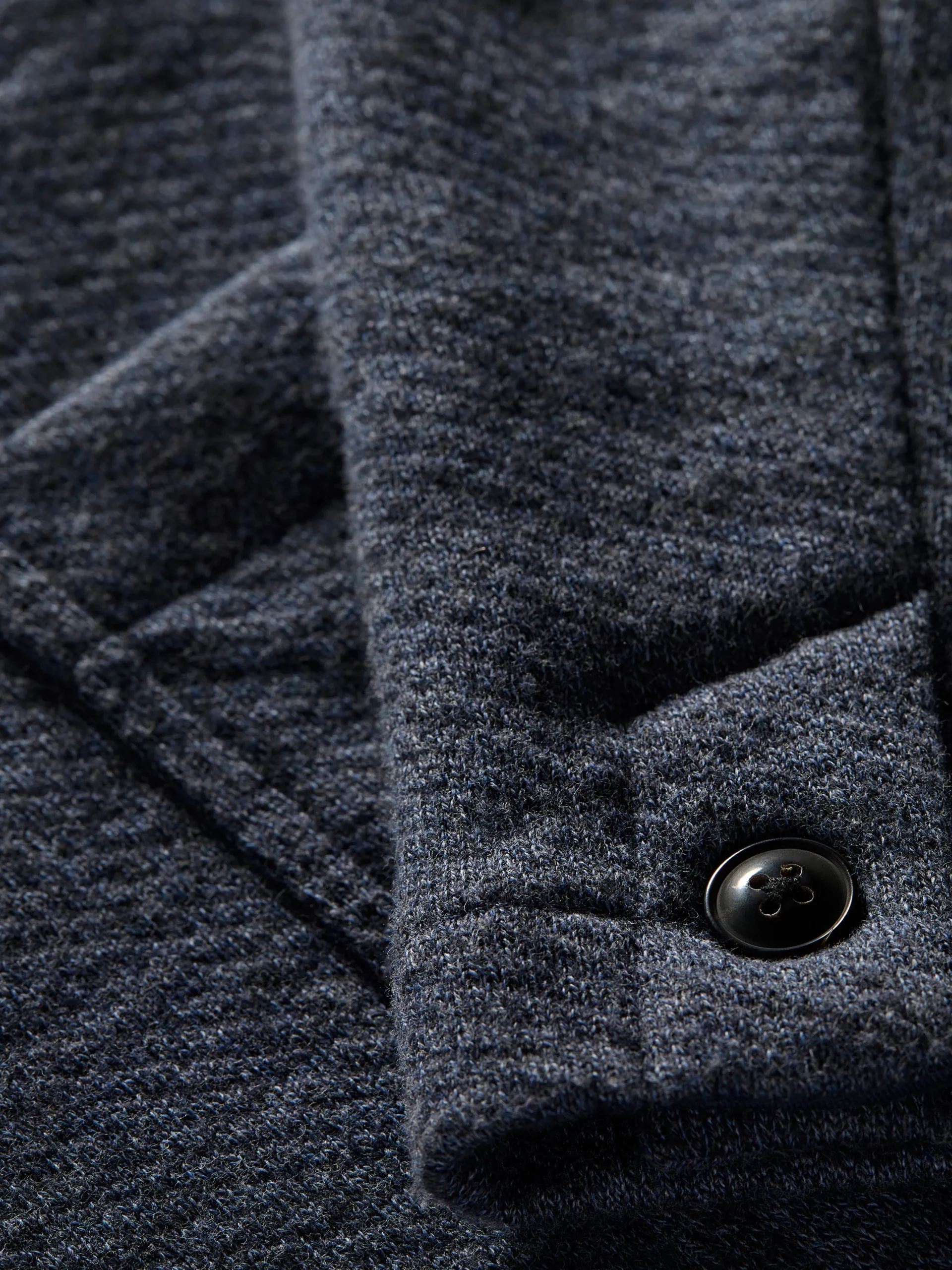 Blazers^Faherty Brand Inlet Knit Blazer - Deep Navy Melange
