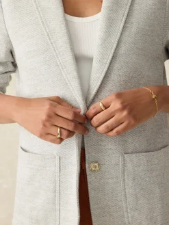 Blazers & Outerwear^Faherty Brand Inlet Knit Blazer - Heather Grey