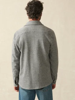 Jackets & Vests^Faherty Brand Inlet Knit CPO - Medium Grey Melange