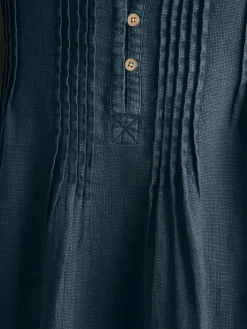 Dresses^Faherty Brand Isha Basketweave Dress - Washed Black