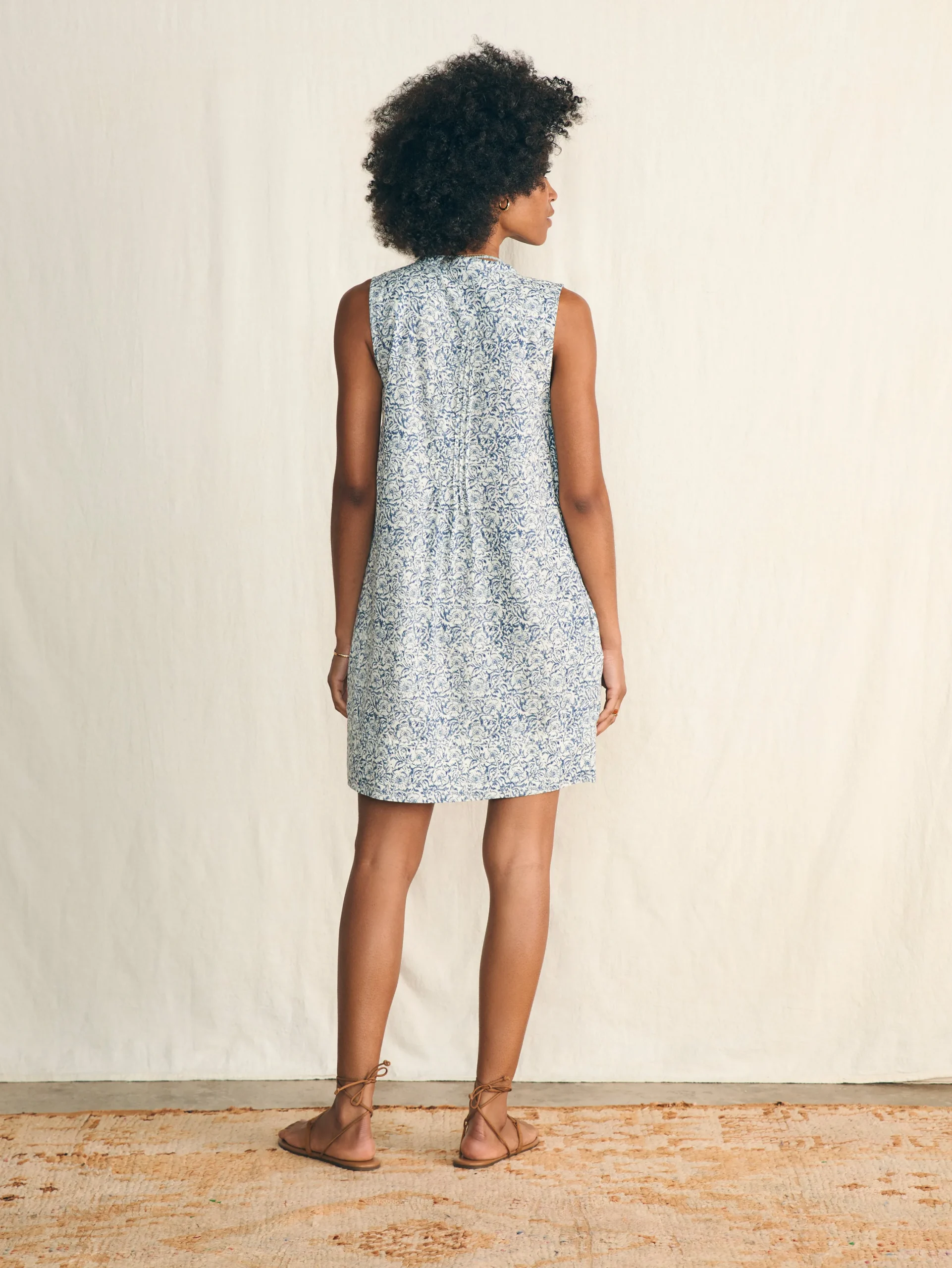 Dresses^Faherty Brand Isha Dress - Cream Imma Floral