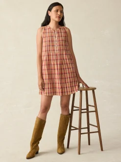Dresses^Faherty Brand Isha Dress - Sunset Gingham