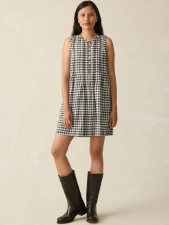 Dresses^Faherty Brand Isha Gingham Dress - Moonlit Gingham