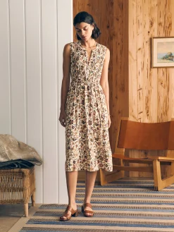 Dresses^Faherty Brand Isha Midi Dress - Taos Floral