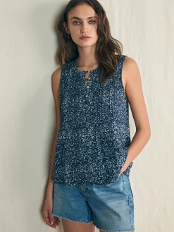Shirts & Tops^Faherty Brand Isha Top - Navy Imma Floral