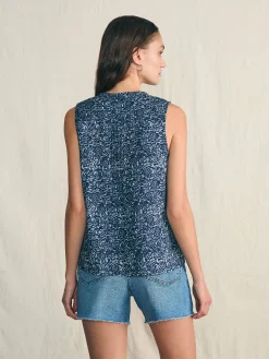Shirts & Tops^Faherty Brand Isha Top - Navy Imma Floral