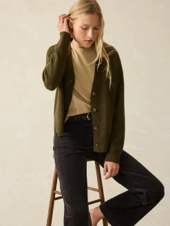 Sweaters^Faherty Brand Jackson Cardigan - Olive Heather